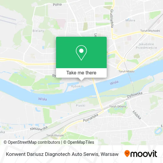 Карта Konwent Dariusz Diagnotech Auto Serwis