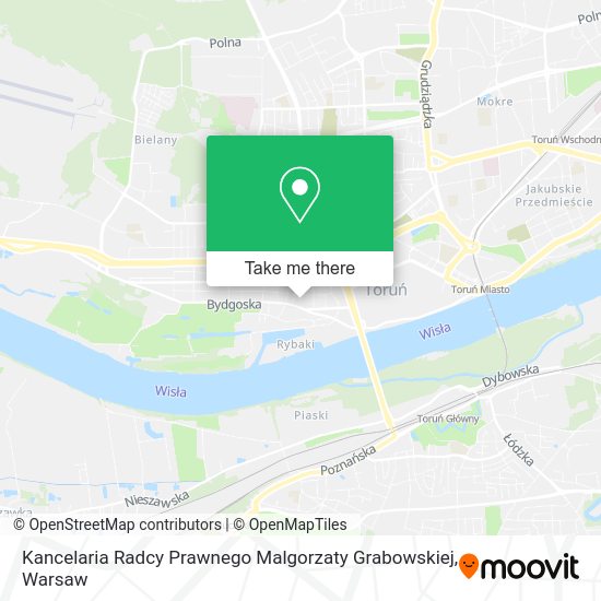 Kancelaria Radcy Prawnego Malgorzaty Grabowskiej map