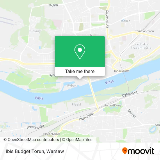 Карта ibis Budget Torun