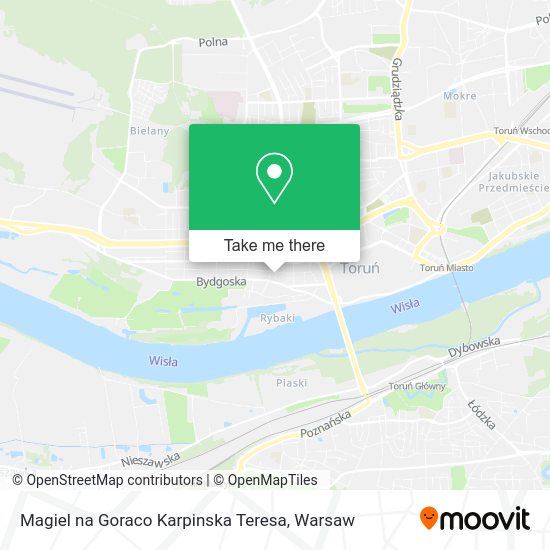 Magiel na Goraco Karpinska Teresa map