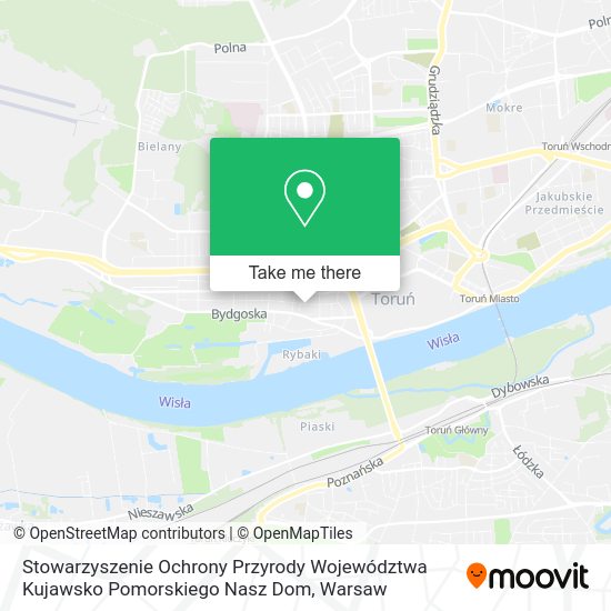 Stowarzyszenie Ochrony Przyrody Województwa Kujawsko Pomorskiego Nasz Dom map