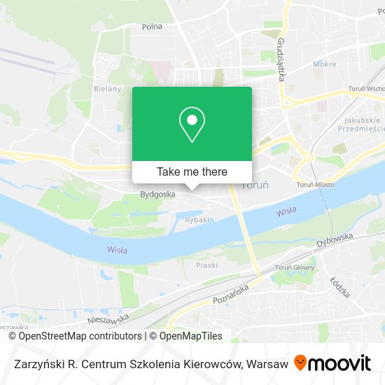 Zarzyński R. Centrum Szkolenia Kierowców map