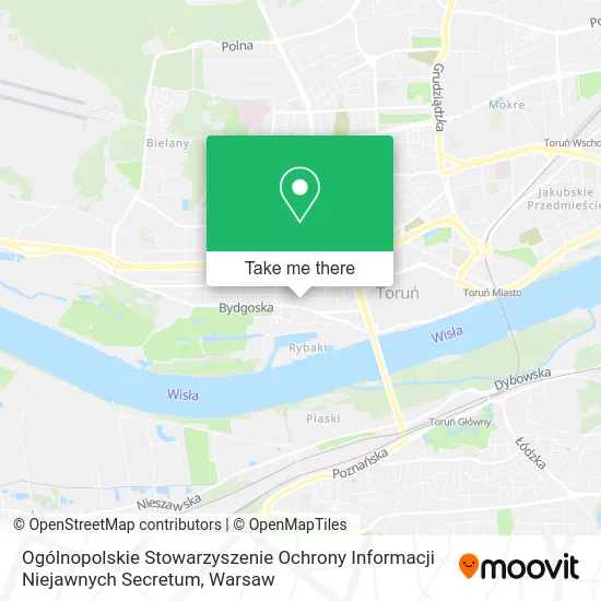 Карта Ogólnopolskie Stowarzyszenie Ochrony Informacji Niejawnych Secretum