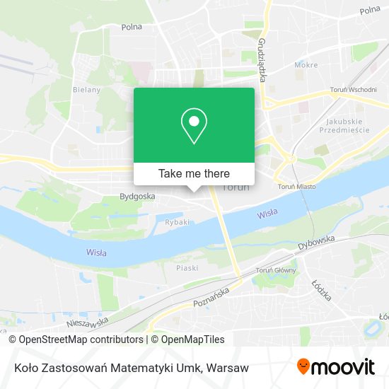 Koło Zastosowań Matematyki Umk map