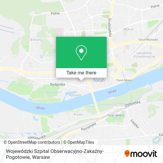 Wojewódzki Szpital Obserwacyjno-Zakaźny-Pogotowie map