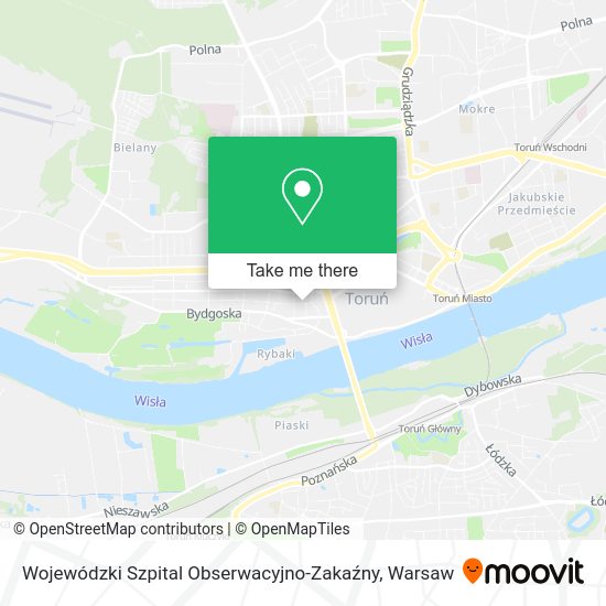 Wojewódzki Szpital Obserwacyjno-Zakaźny map