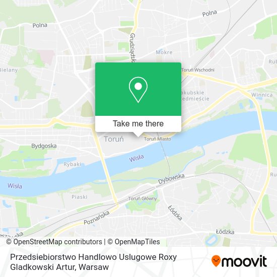 Przedsiebiorstwo Handlowo Uslugowe Roxy Gladkowski Artur map