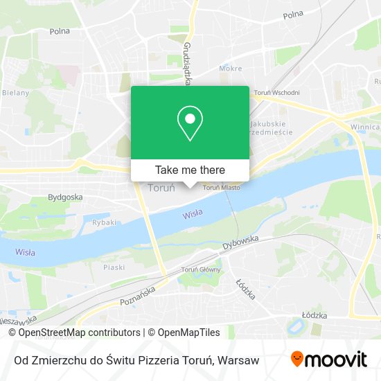 Карта Od Zmierzchu do Świtu Pizzeria Toruń