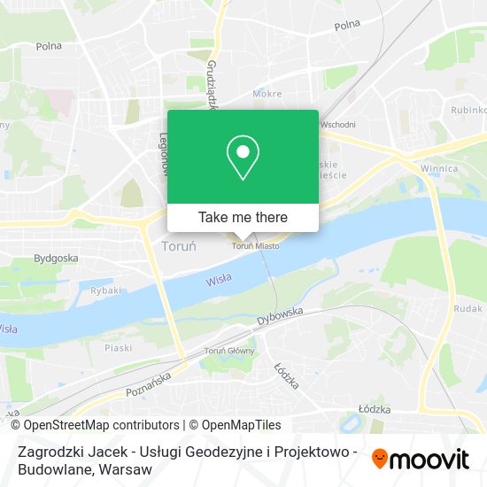 Zagrodzki Jacek - Usługi Geodezyjne i Projektowo - Budowlane map