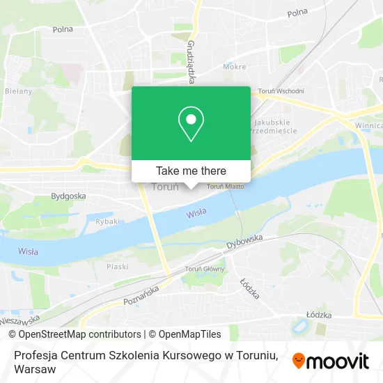 Карта Profesja Centrum Szkolenia Kursowego w Toruniu