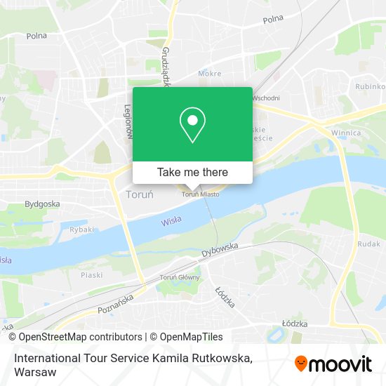 International Tour Service Kamila Rutkowska map