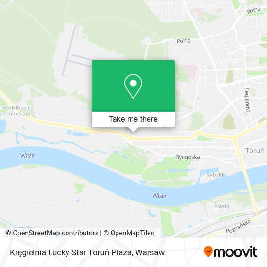 Kręgielnia Lucky Star Toruń Plaza map