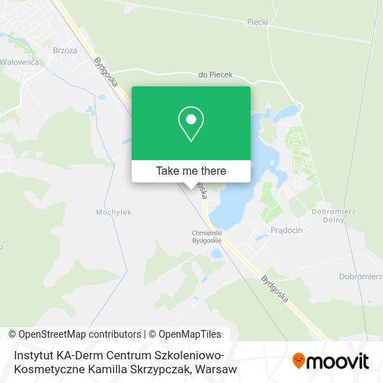 Instytut KA-Derm Centrum Szkoleniowo-Kosmetyczne Kamilla Skrzypczak map