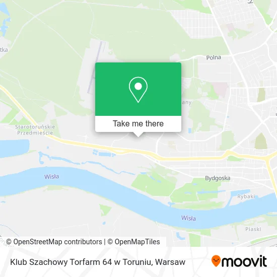 Klub Szachowy Torfarm 64 w Toruniu map
