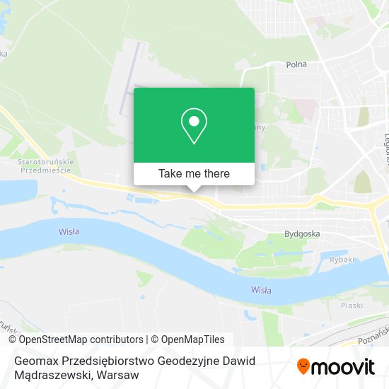 Geomax Przedsiębiorstwo Geodezyjne Dawid Mądraszewski map