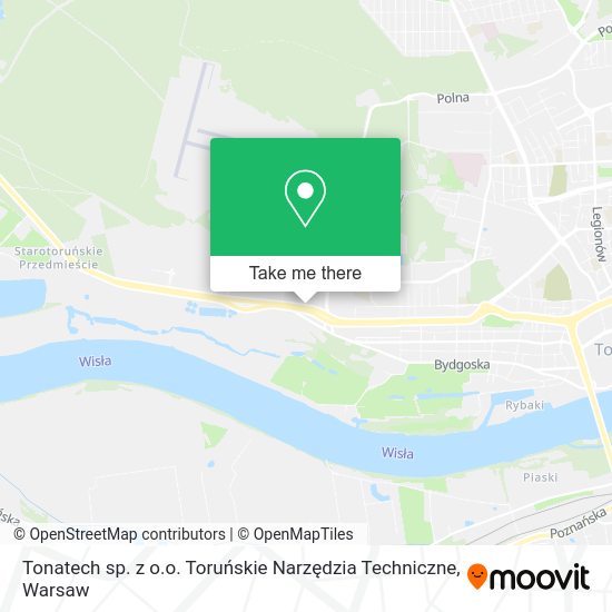 Tonatech sp. z o.o. Toruńskie Narzędzia Techniczne map