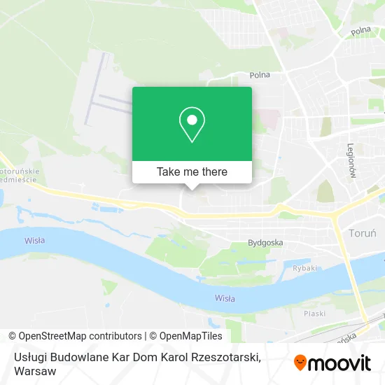 Карта Usługi Budowlane Kar Dom Karol Rzeszotarski