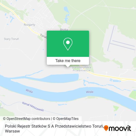 Polski Rejestr Statków S A Przedstawicielstwo Toruń map