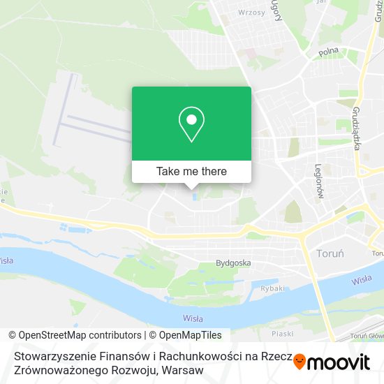 Stowarzyszenie Finansów i Rachunkowości na Rzecz Zrównoważonego Rozwoju map