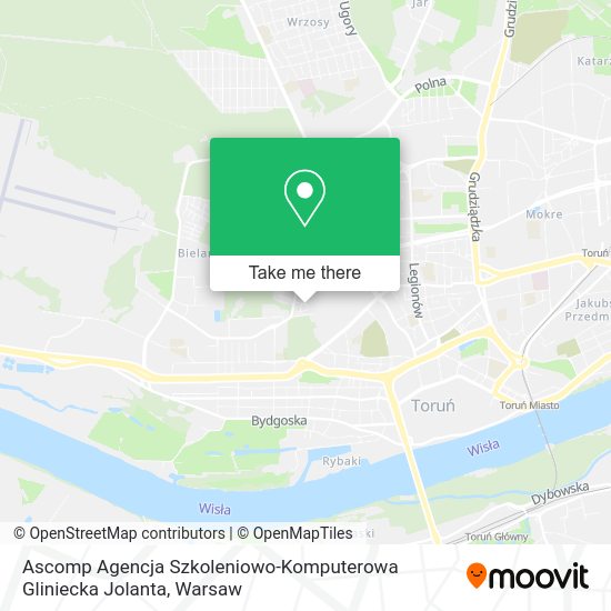 Ascomp Agencja Szkoleniowo-Komputerowa Gliniecka Jolanta map