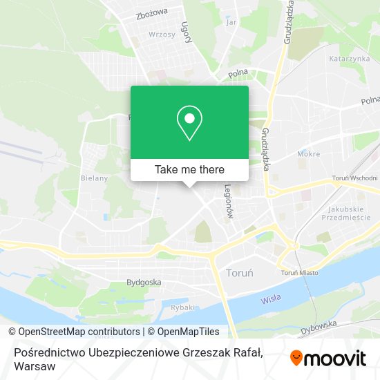 Pośrednictwo Ubezpieczeniowe Grzeszak Rafał map