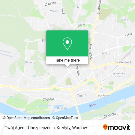 Twój Agent. Ubezpieczenia, Kredyty map