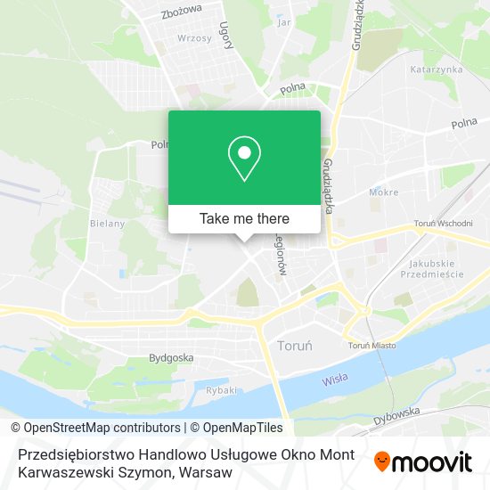 Przedsiębiorstwo Handlowo Usługowe Okno Mont Karwaszewski Szymon map