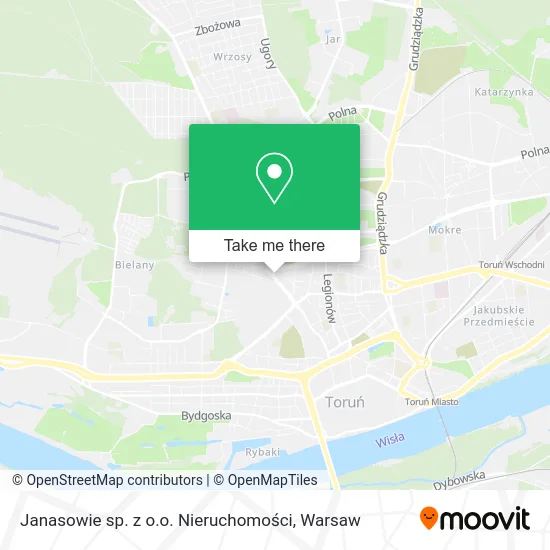 Карта Janasowie sp. z o.o. Nieruchomości