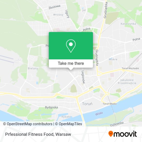 Prfessional Fitness Food map