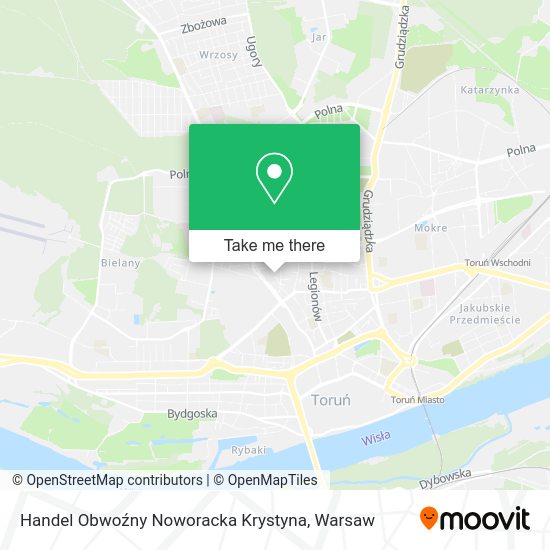 Handel Obwoźny Noworacka Krystyna map