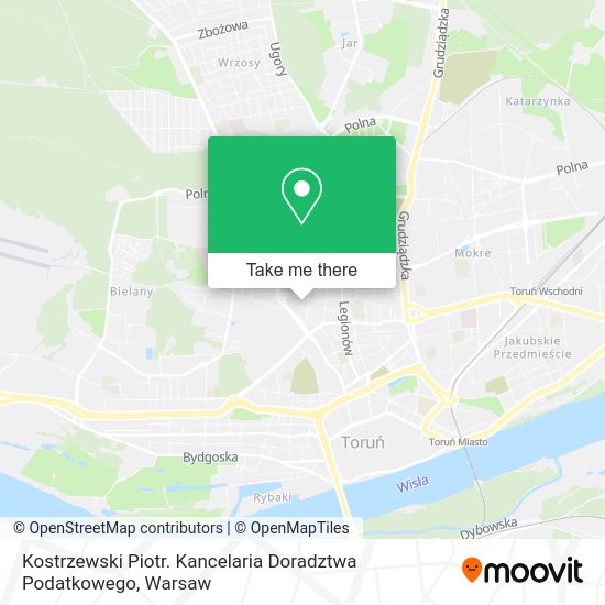 Kostrzewski Piotr. Kancelaria Doradztwa Podatkowego map