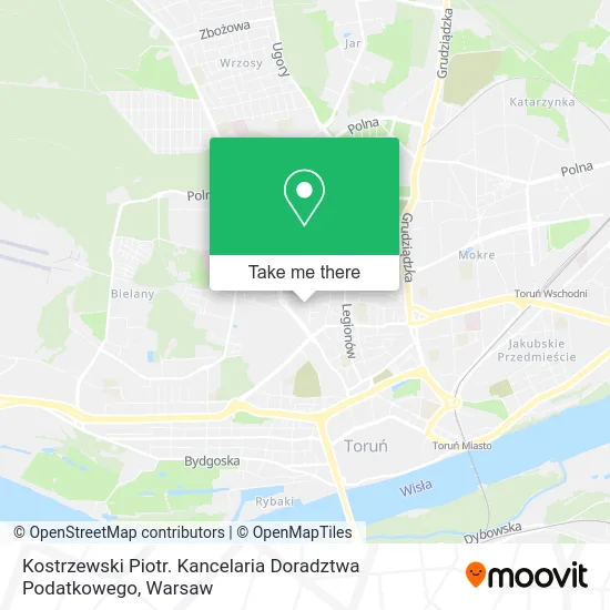 Карта Kostrzewski Piotr. Kancelaria Doradztwa Podatkowego