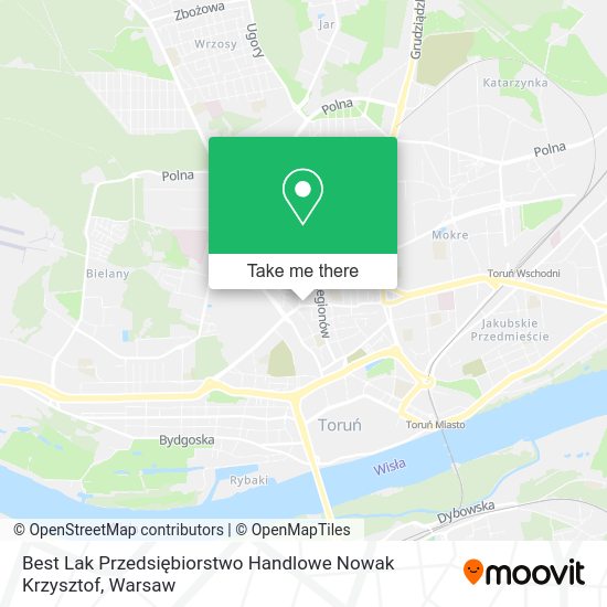 Best Lak Przedsiębiorstwo Handlowe Nowak Krzysztof map