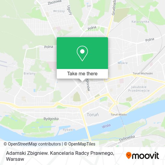 Adamski Zbigniew. Kancelaria Radcy Prawnego map