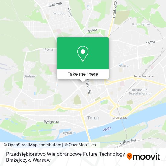 Карта Przedsiębiorstwo Wielobranżowe Future Technology Błażejczyk