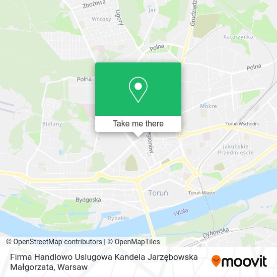 Firma Handlowo Uslugowa Kandela Jarzębowska Małgorzata map