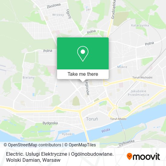 Карта Electric. Usługi Elektryczne i Ogólnobudowlane. Wolski Damian