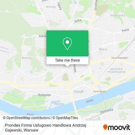 Prondex Firma Usługowo Handlowa Andrzej Gajewski map