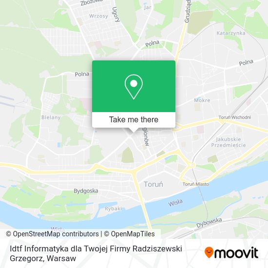 Idtf Informatyka dla Twojej Firmy Radziszewski Grzegorz map