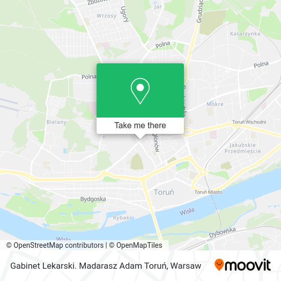 Gabinet Lekarski. Madarasz Adam Toruń map