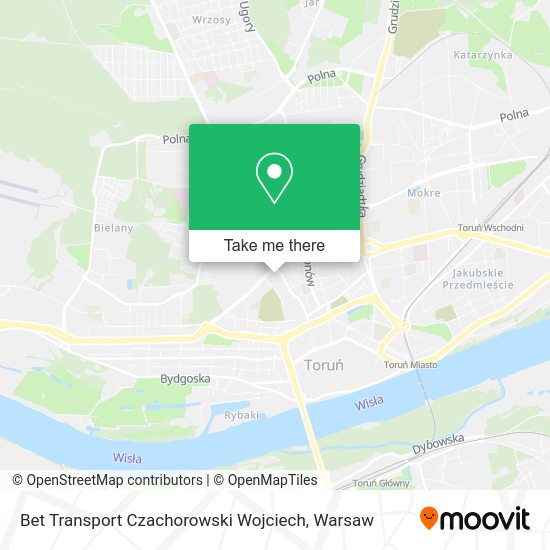 Bet Transport Czachorowski Wojciech map