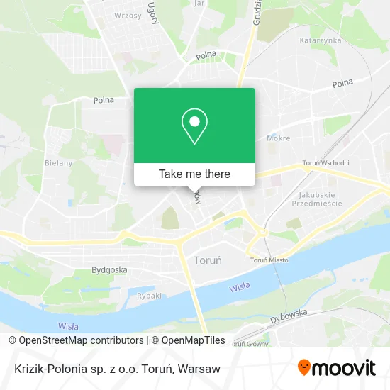 Карта Krizik-Polonia sp. z o.o. Toruń