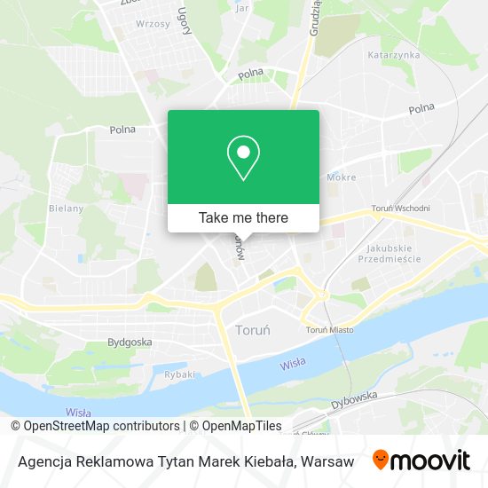 Agencja Reklamowa Tytan Marek Kiebała map