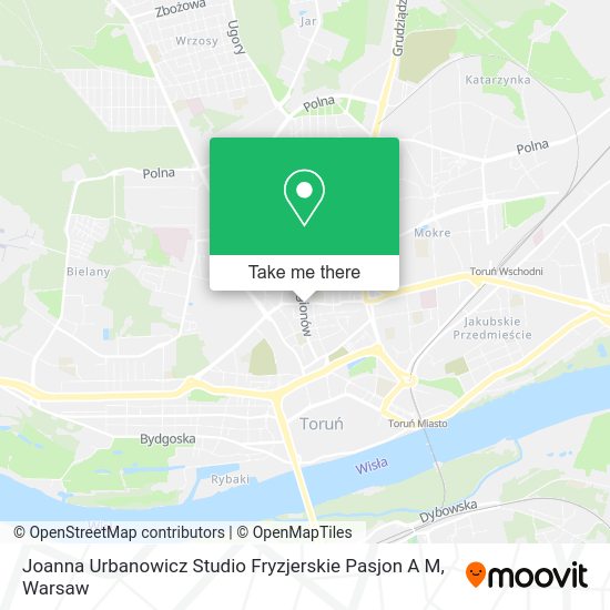 Joanna Urbanowicz Studio Fryzjerskie Pasjon A M map