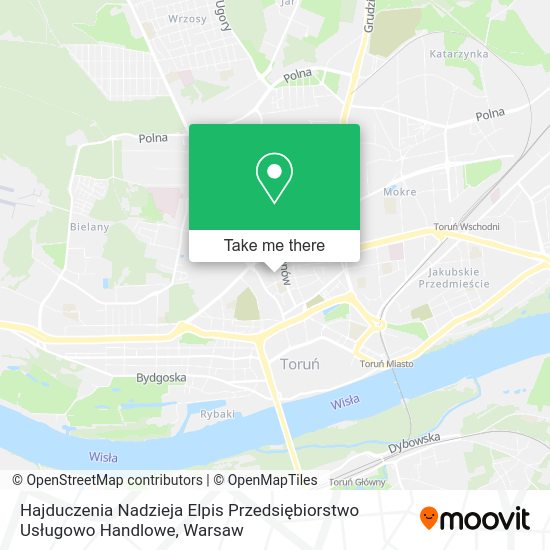 Hajduczenia Nadzieja Elpis Przedsiębiorstwo Usługowo Handlowe map