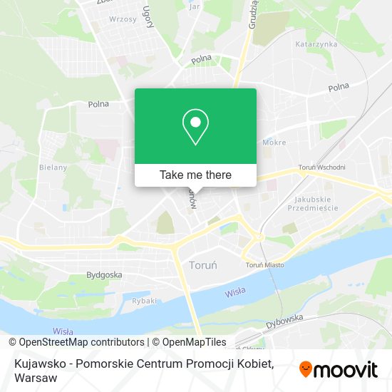 Карта Kujawsko - Pomorskie Centrum Promocji Kobiet