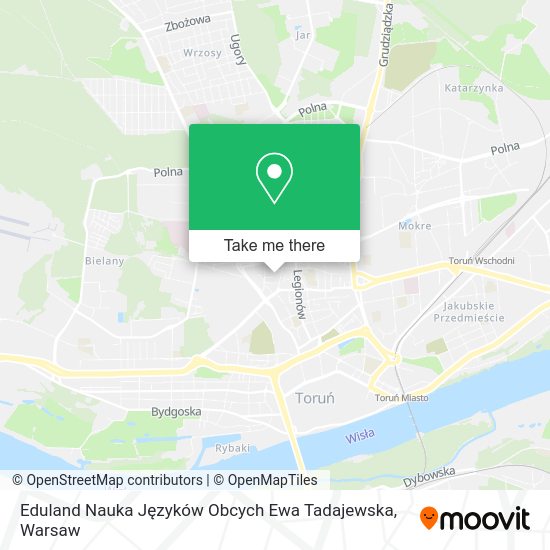 Eduland Nauka Języków Obcych Ewa Tadajewska map