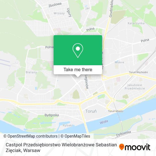 Castpol Przedsiębiorstwo Wielobranżowe Sebastian Zięciak map