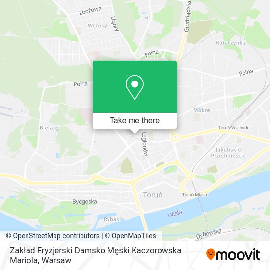 Zakład Fryzjerski Damsko Męski Kaczorowska Mariola map