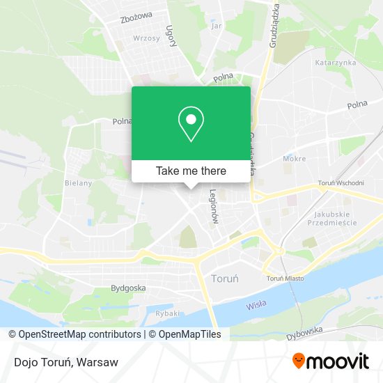 Dojo Toruń map